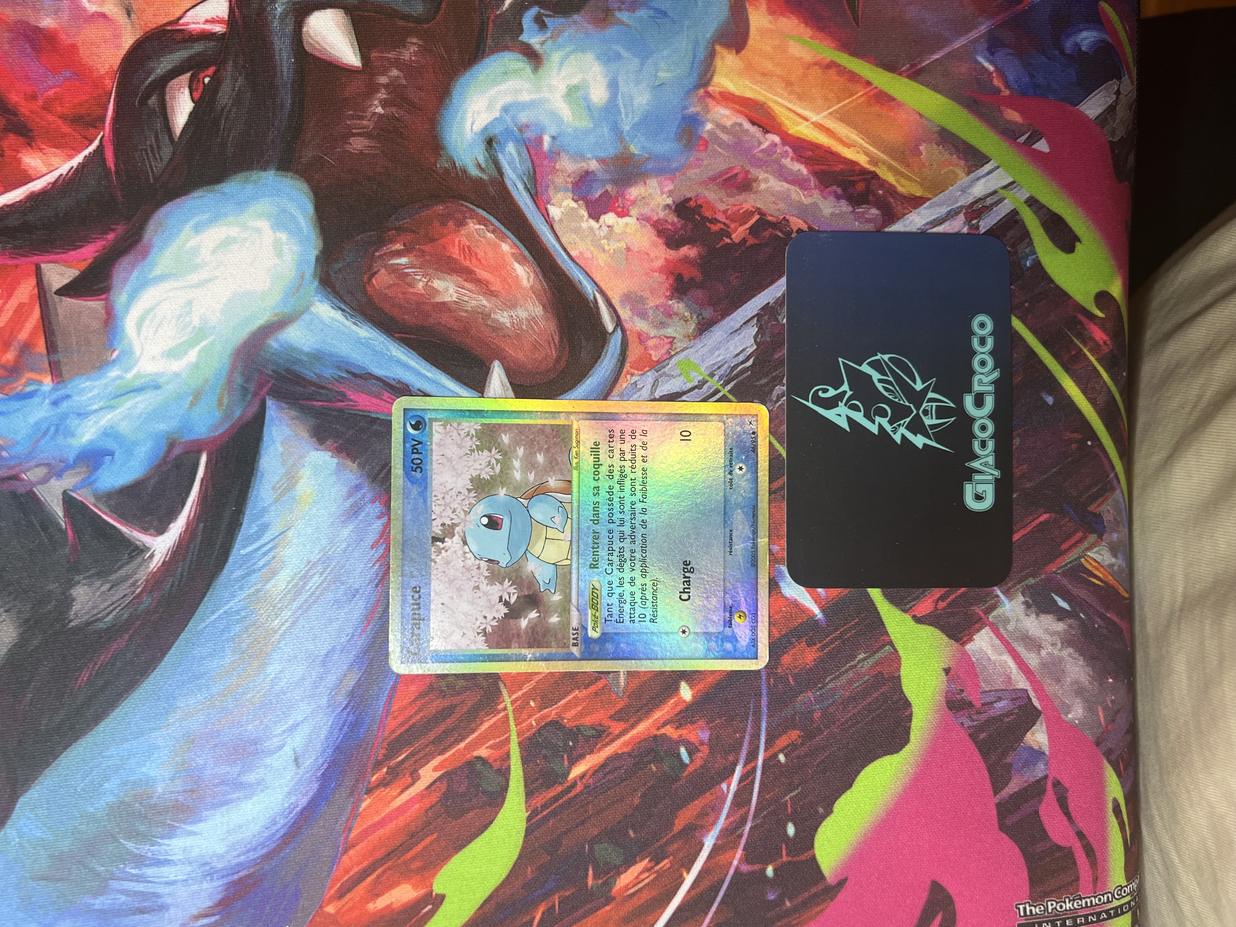 Carte Pokémon Carapuce reverse de ex tram Aqua Vs team magma 46 95 Français fR
